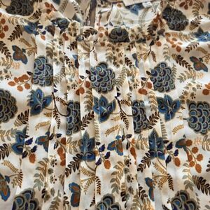 Rose + Olive Floral Patterned Blouse 2x